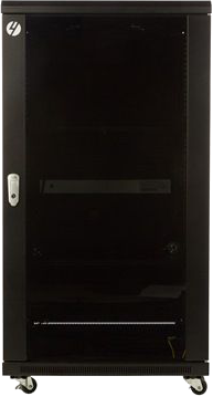 4Cabling 22RU 600mm Wide x 600mm Deep Free Standing Server Rack</br>FEATURES</br>Supplied Fully Assembled</br>Constructed from High-Quality Cold-Rolled Steel</br>Rails 2mm, frame and doors 1.2mm, panels, shelves and cable management 1.2mm</br>4-way Ceiling Mount Fan Kit</br>6-way Rack Mount Power Rail</br>20 sets of cage nuts</br>2 x fixed shelves</br>Lockable tempered glass front door, solid lockable steel side and back doors</br>Adjustable 19" L rails front and rear of server rack</br>Levelling feet and lockable castor wheels</br>Cable entry glands on the top and bottom</br>Earthed doors and side panels</br>Static loading capacity 800kg</br>Designed/built to ANSI-310-D, IEC 297-2, DIN 41491/41494 Standards</br></br>Direct Delivery Item from Supplier
