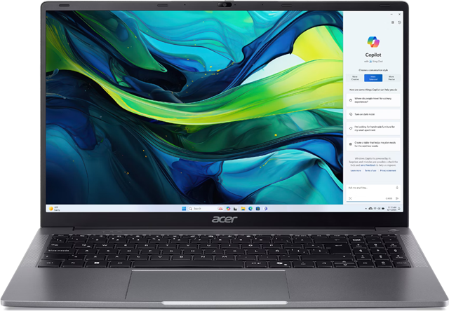 AL15-32P-C9B5, Intel Celeron N4500 2C/2T up to 2.8GHz, 15.6-inch FHD IPS, 1MP HD Camera, 4GB LPDDR4X Onboard,  128GB eMMC, Wireless 802.11ac + BT, 1x Type-C USB 2.0 Gen1 (data), 3x Type-A USB 3.2 Gen1, 1x HDMI1.4b, 1x 3.5mm headphone/speaker, 45Wh LI-ion battery up to 8 hours, 1.6Kg, Windows 11 Home in S mode