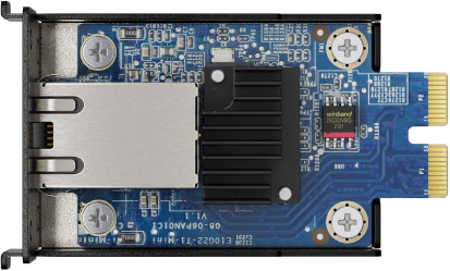 10GbE RJ-45 network upgrade module for compact Synology servers