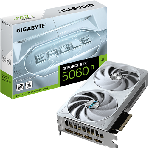 GigabyteGV-N506TEAGLEOC ICE-8GD RTX5060TI 8GB PCIE Graphics Card