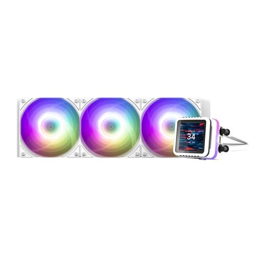 CPU Liquid Cooler 360mm, White</br></br>