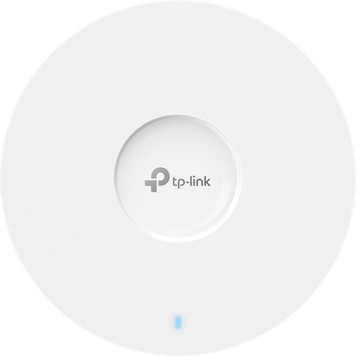AX5400 Ceiling Mount Dual-Band Wi-Fi 6 Access Point </br>PORT: 1&times;2.5 Gigabit RJ45 Port</br>SPEED:574Mbps at  2.4 GHz + 4804 Mbps at 5 GHz</br>FEATURE: 802.3at POE and 12V DC (Power Adapter is not included), 6&times;Internal Antennas, MU-MIMO, 160MHz Supported, Seamless Roaming, Band Steering, Beamforming, Load Balance, Airtime Fairness, Centralized Management by Omada SDN Controller, Omada App</br>