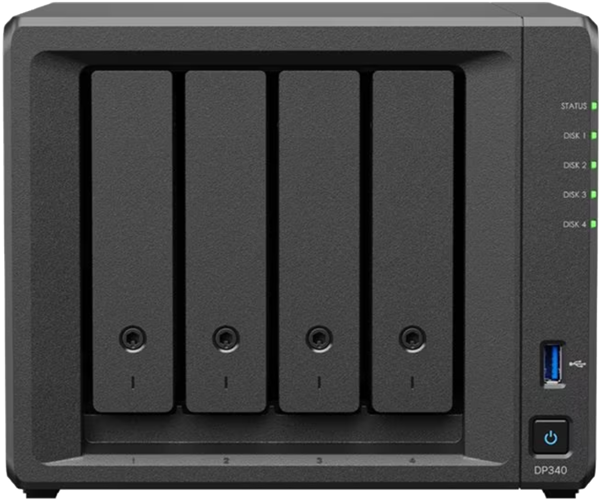Pre-configured back-up appliance, flexible recovery, ransomware defense.</br>4-Bay NAS, AMD Ryzen R1600, 8GB RAM (expandable to 32GB), 4x 8TB HDD (RAID 5), 2x 400GB SSD (RAID 1), 1x 10GbE (data transfer), 1x 1GbE (management)</br>