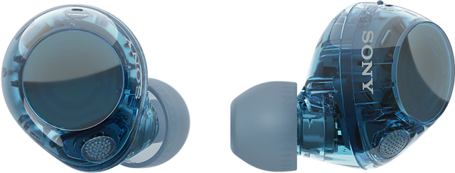 These compact wireless earbuds feature Noise Cancelling, high-quality sound, long battery-life and a stylish design. </br>Blue