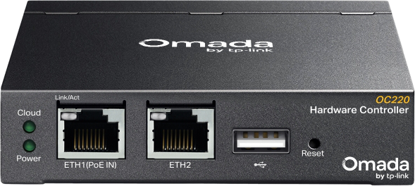 &bull;	Centralised Management: Supports up to 100 Omada access points, 10 Omada gateways, a maximum of 20 Omada switches, and a maximum of 2 certain DeltaStream GPON OLTs*</br>&bull;	Free Cloud Access: Manage and monitor with the Omada app or Web UI from anywhere, anytime.</br>&bull;	On-Premises Management: Locally monitor and manage devices with the ultimate stability and complete privacy.</br>&bull;	Hardware Design for Businesses: Features a powerful chipset, durable metal casing, USB 2.0 port for data backup, and two Gigabit Ethernet ports.</br>&bull;	Flexible Deployment: Powered via 802.3af PoE or Micro USB (DC 5V/Minimum 1A) with a compact desktop or wall mount installation.</br>