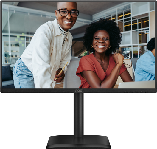 23.8"  IPS Panel, Frameless, Full HD 1920 x 1080 Max Res, 120Hz, 1ms Response, 1 x VGA, 1xHDMI, 1xDisplay Port, 4x USB3.2, 2x2W Speakers, NTSC 80% / sRGB 104%, VESA 100mm, 150mm Ergonomic height adjust stand, Tilt -5&deg; - 23&deg;, 5 year warranty</br>Includes 1x HDMI, 1x DisplayPort cables