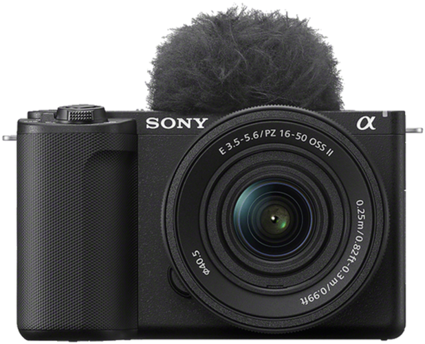 Kit with SELP1650 II lens.</br>Dedicated interchangeable-lens Vlogging camera</br>24.2MP APS-C Exmor CMOS Sensor & BIONZ X image processor</br>Wide approx. 84% AF coverage with Real-time Eye AF Tracking</br>Livestream to either a smartphone or a PC via a USB cable</br>Enhanced operability designed specifically for Vloggers