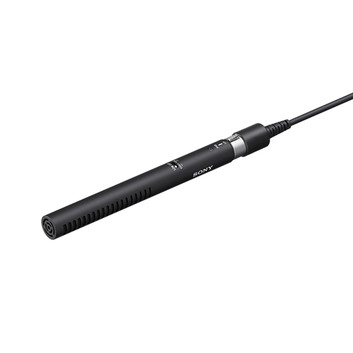 Clear Hi-Res Audio capture</br>Narrow super-cardioid frontal directivity</br>Effective blocking of electrical noise for high sonic purity</br>Compact size (176 mm, 7 inches) and light weight (102 g, 3.6 oz)</br>Two wind screens are included: foam and fur type