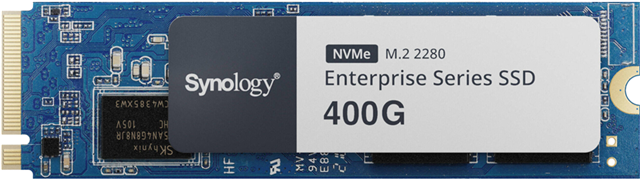 400GB NVMe SSD for add-on card slot or internal on Synology NAS