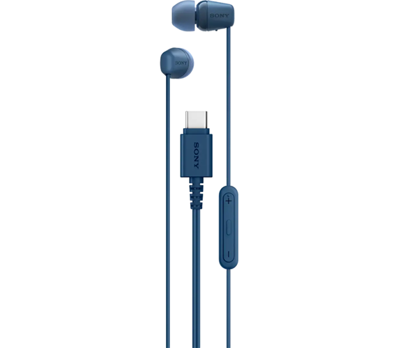 BLUE</br>Wired in-ear headphones for everyday use</br>Convenient USB-C connectivity, for iPhone, Android, Tablet, PC etc.</br>High-quality 5mm drivers, with enhanced diaphragm mobility</br>Adjustable fit, includes 3 sizes of ear-tips, for better wearing comfort