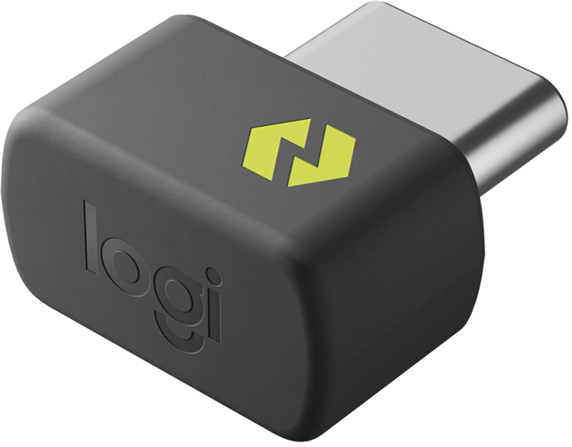 Have it handy in case you need to replace the receiver that came with your Logi Bolt wireless device. Connect to two different computers with a strong, secure Logi Bolt wireless connection on both devices. You can use your Bolt Receiver with your Flow-enabled Logi Bolt mouse for your multi-computer workflows using the Logi Options+ App. These are just a few reasons to buy a Logi Bolt receiver.
