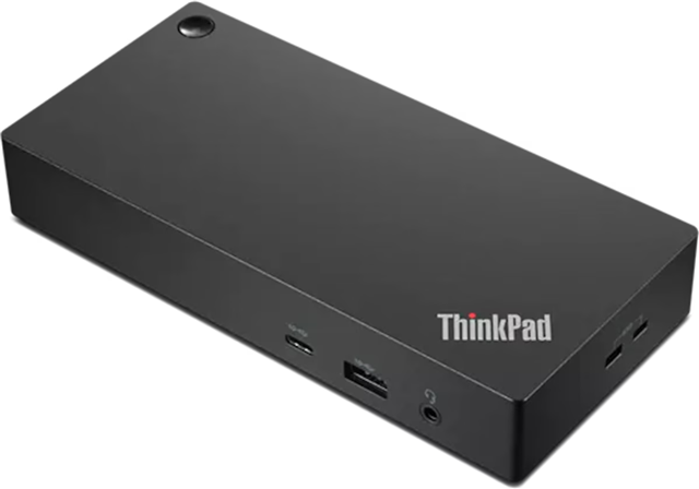 Lenovo ThinkPad Universal USB-C Dock - for Notebook - USB Type C - 3 Displays Supported - 4K - 3840 x 2160 - 6 x USB Ports - 2 x USB 2.0 - USB Type-C - 1 x RJ-45 Ports - Network (RJ-45) - 1 x HDMI Ports - HDMI - 2 x DisplayPorts - DisplayPort - Thunderbolt - Wired - Gigabit Ethernet - Windows </br>