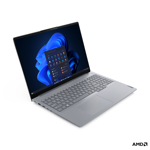 Lenovo ThinkBook 16 Gen9, 21UT006MAU, Arctic Grey, 16.0" WUXGA (1920 x 1200) IPS Anti-Glare 300N, AMD Ryzen&trade; 7 250 Processor, 32GB (16GB+16GB) DDR5 5600MHz, 512GB SSD PCIe-NVMe Gen4, AMD Radeon Graphics, Wi-Fi 6 (2x2 802.11ax), No WWAN, 4-in-1 card reader, Bluetooth, FingerPrint Reader, ThinkBook Backlit Keyboard, Integrated FHD + IR Hybrid Camera w/privacy shutter, Integrated 48Wh Battery, Windows&reg; 11 Professional, 1 Year Onsite, 65W USB-C 3P BK