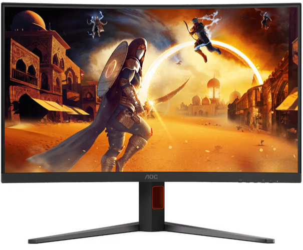 31.5" Curved 1500R VA, QHD 2560x1440, 180Hz, 0.5ms MPRT, HDR10, 1x HDMI2.0, 1x DisplayPort1.4 100mm VESA, 130mm Height adjust stand</br>