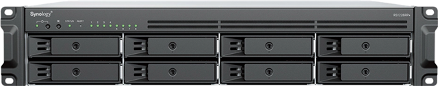 AMD Ryzen V1500B, 4GB DDR4 (2 slots, up to 32GB), 8x 3.5" SATA HDD/ 2.5" SATA SSD, 2x M.2 NVME SSD, 2x 2.5GBE LAN, 2x USB3.2, USB-C Expansion, 88x482x306mm, 6.8kg