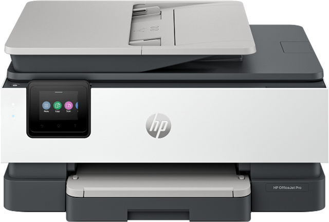 Functions: Print, copy, scan, fax, Print speed: Print speed up to 20 ppm (black) and 10 ppm (color), Automatic document feeder capacity: Standard, 35 sheets</br>Consumables: </br>HP 924 Black Original Ink Cartridge (~500 pages) 4K0U6NA; HP 924 Cyan Original Ink Cartridge (~400 pages) 4K0U3NA; HP 924 Magenta Original Ink Cartridge (~400 pages) 4K0U4NA; HP 924 Yellow Original Ink Cartridge (~400 pages) 4K0U5NA; HP 924e EvoMore Black Original Ink Cartridge (~1,000 pages) 4K0V0NA; HP 924e EvoMore Cyan Original Ink Cartridge (~800 pages) 4K0U7NA; HP 924e EvoMore Magenta Original Ink Cartridge (~800 pages) 4K0U8NA; HP 924e EvoMore Yellow Original Ink Cartridge (~800 pages) 4K0U9NA; 6C3Z1NE HP 924 CMYK 4-Pack. Actual yield varies considerably based on content of printed pages and other factors.