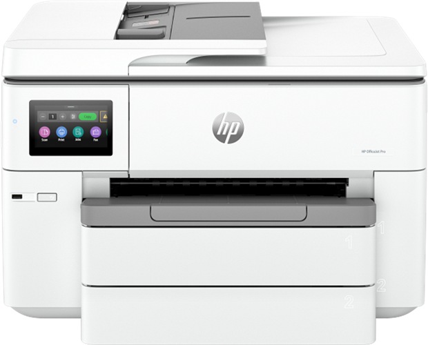 Functions: Print, copy, scan, Print speed: Print speed up to 22 ppm (black) and 18 ppm (color), Automatic document feeder capacity: Standard, 35 sheets</br></br>Consumables: HP 937 Black Original Ink Cartridge (~1,250 pages) 4S6W5N; HP 937 Cyan Original Ink Cartridge (~800 pages) 4S6W2N; HP 937 Magenta Original Ink Cartridge (~800 pages) 4S6W3N; HP 937 Yellow Original Ink Cartridge (~800 pages) 4S6W4N. HP 937e EvoMore Black Original Ink Cartridge (~2,500 pages) 4S6W9N; HP 937e EvoMore Cyan Original Ink Cartridge (~1,650 pages) 4S6W6N; HP 937e EvoMore Magenta Original Ink Cartridge (~1,650 pages) 4S6W7N; HP 937e EvoMore Yellow Original Ink Cartridge (~1,650 pages) 4S6W8N; 6C400NE HP 937 CMYK 4-Pack. Actual yield varies considerably based on content of printed pages and other factors.