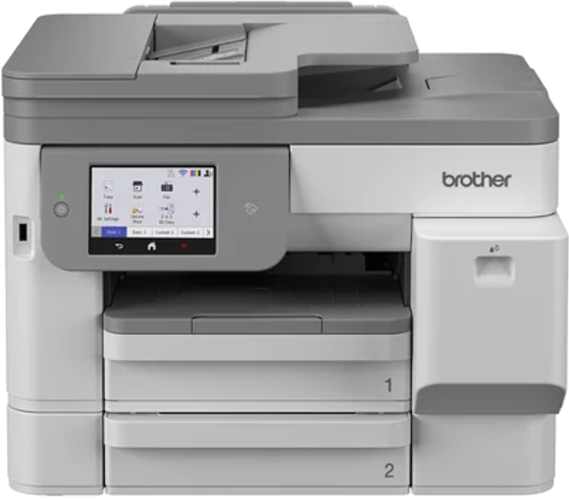Print speed: 28 ipm (Mono), 26 ipm (Colour).</br>Replacement ink cartridges:</br>LC537BK Black Ink Cartridge (~12000 pages).</br>LC537C Cyan Ink Cartridge (~10000 pages).</br>LC537M Magenta Ink Cartridge (~10000 pages).</br>LC537Y Yellow Ink Cartridge (~10000 pages).</br>Print, Scan, Copy, Fax</br>Double Sided Printing and Scanning</br>Comes with 5,400 black, 3,900 colour yield inbox inks, 12,000 black, 10,000 colour maximum yield available (LC536 and LC537 Series)</br>2 x 250 sheet paper tray , 1 x Manual Bypass Tray</br>435 x 489 x 340