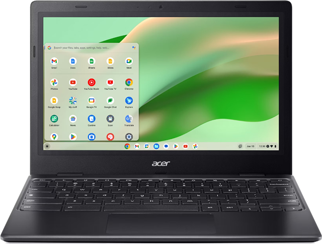 Acer Chromebook 311, C725, 11.6" HD IPS screen, MediaTek Kompanio 540 (MT8189 8C/8T 2xA78 2.6GHz, 6xA55 2Ghz, ARM Mali-G57 MC2 dual-core GPU), 4GB, 64GB, UMA, Wifi 6E, 2x USB-C, 2x USB-A, 1x 3.5mm headphone, Google Chrome Operating System, 1YMIPL</br>Auto Update until Jun 2036</br>