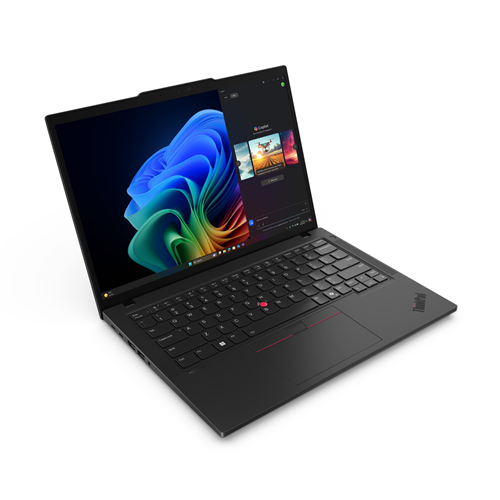 ThinkPad T14 Gen6, 21QG004KAU, Black, 14.0" WUXGA (1920 x 1200) IPS Anti-Glare 400N, HPD, Intel&reg; Core&trade; Ultra 5 Processor 228V (8M Cache, 8 Threads, up to 4.50 GHz), 32GB LPDDR5x 8533MHz MoP (Non Upgradable), 512GB SSD PCIe-NVMe OPAL, Intel&reg; Arc&trade; Graphics , Intel&reg; Wi-Fi&reg; 7 BE201 (2x2, 802.11be), No WWAN, , Bluetooth, Fingerprint reader, , ThinkPad Backlit Keyboard, , Integrated 5MP RGB + IR Camera w/privacy shutter, Integrated 57Wh Battery, Windows 11 Professional, 3 Year Premier Support, Carbon Offset, 65W USB-C AC adapter, , Lenovo AI Now
