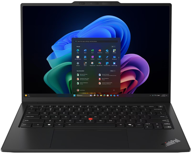 Lenovo ThinkPad X1 Carbon Gen14 AURA Edition, 21V7009QAU, Black, 14.0" 2.8K (2880x1800) OLED Anti-Glare 500N, Variable Refresh Rate, Low Blue Light, Eye Safe, Intel&reg; Core&trade; Ultra 7 Processor 355 (8Core, 8Thread, up to 4.70 GHz), 32GB LPDDR5x Onboard Memory (Non Upgradable), 512GB SSD PCIe-NVMe OPAL Gen4, Intel&reg; Graphics 4Xe, Intel&reg; Wi-Fi 7 BE211 (2x2, 802.11be), No WWAN, Bluetooth, Fingerprint reader, ThinkPad Backlit Keyboard, Integrated 5MP RGB+IR Camera w/privacy shutter, Integrated 58Wh Battery, 65W USB-C AC adapter, Windows 11 Professional, Lenovo AI Now, 3 Year Premier Support, Carbon Offset