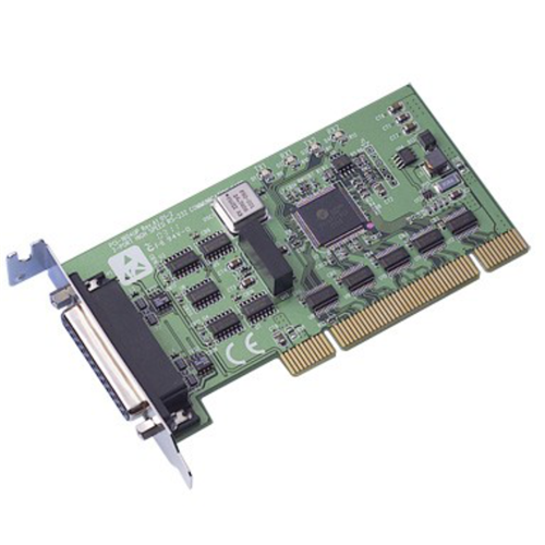 This RS-232 PCI communication card is compatible with the PCI 2.2 bus specification for universal connectivity and low profile PCI cards.
