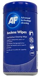 Bactericial wipes for disinfecting and cleaning most hard surfaces.  Kills 99.7% of Bacteria.Tub of 100 wipes.
