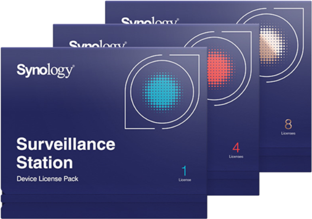 Optional camera license pack for installing 8x additional cameras on the Synology Surveillance Station. Please note - Not a physical item, Key will be emailed after purchase.